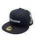 Supreme (シュプリーム) New Era (ニューエラ) キャップ ネイビー サイズ:7 1/2：11000円