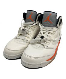 NIKE（ナイキ）の古着「スニーカー　NIKE　AIR JORDAN ５　RETRO」｜ホワイト