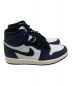 NIKE (ナイキ) IR JORDAN 1 RETRO HIGH OG MIDNIGHT ホワイト×ネイビー サイズ:8.5：18000円