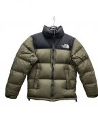 THE NORTH FACEザ ノース フェイス）の古着「ヌプシジャケット」｜カーキ×ブラック