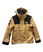 SUPREME×THE NORTH FACEシュプリーム×ザ ノース フェイス）の古着「METALLIC MOUNTAIN PARKA」｜ゴールド