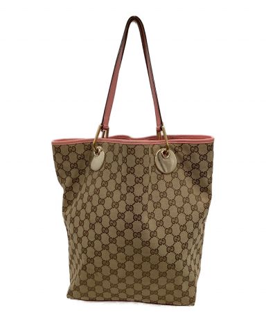 [中古]GUCCI(グッチ)のレディース バッグ キャンバストートバッグ