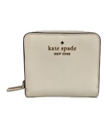 Kate Spade（ケイトスペード）の古着「2つ折り財布」｜ホワイト