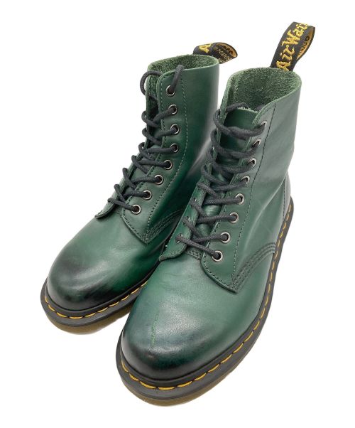 Dr.Martens（ドクターマーチン）Dr.Martens (ドクターマーチン) 8ホールブーツ グリーン サイズ:UK 7の古着・服飾アイテム