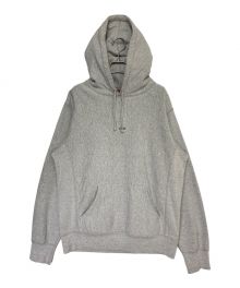 SUPREME（シュプリーム）の古着「Micro Logo Hooded Sweatshirt」｜グレー