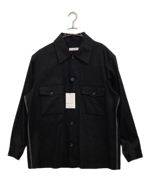 Ujoh（ウジョー）UJOH (ウジョー) CPO BOX SHIRT BLOUSON ブラック サイズ:3の古着・服飾アイテム