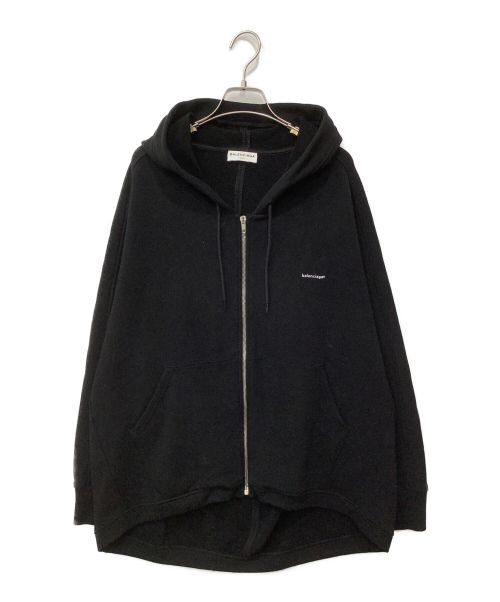 BALENCIAGA（バレンシアガ）BALENCIAGA (バレンシアガ) オーバーサイズ フーディーパーカー ブラック サイズ:XSの古着・服飾アイテム