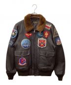 AVIREXアヴィレックス）の古着「TOPGUN G-1」｜ブラウン