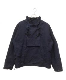 KOZABURO（コウザブロウ）の古着「UNLINED HOPSACK MONK JACKET」｜インディゴ