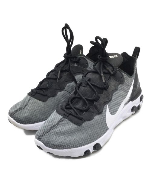 NIKE（ナイキ）NIKE (ナイキ) REACT ELEMENT 55 SE グレー×ブラック サイズ:27.5の古着・服飾アイテム