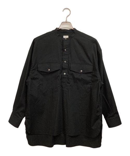 RENEGH（レネフ）RENEGH (レネフ) ワーカープルオーバーシャツ ブラック サイズ:1の古着・服飾アイテム