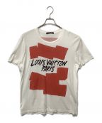 LOUIS VUITTONルイ ヴィトン）の古着「グラフィック ロゴ クルーネック Tシャツ」｜ホワイト