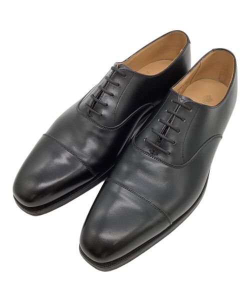 Crockett & Jones（クロケット＆ジョーンズ）Crockett & Jones (クロケット＆ジョーンズ) ストレートチップビジネスシューズ ブラック サイズ:5 Eの古着・服飾アイテム