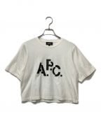 A.P.C.×EDIFICEアーペーセー×エディフィス）の古着「別注DECALEプリントTシャツ」｜ホワイト