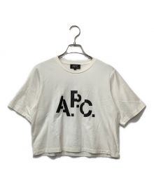 A.P.C.×EDIFICE（アーペーセー×エディフィス）の古着「別注DECALEプリントTシャツ」｜ホワイト