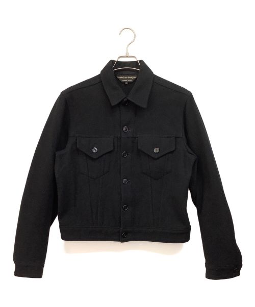 COMME des GARCONS HOMME PLUS（コムデギャルソンオムプリュス）COMME des GARCONS HOMME PLUS (コムデギャルソンオムプリュス) ウールジャケット ブラック サイズ:Sの古着・服飾アイテム