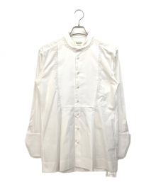 beautiful people（ビューティフルピープル）の古着「gatsby shirting tuxedo smock shirt」｜ホワイト