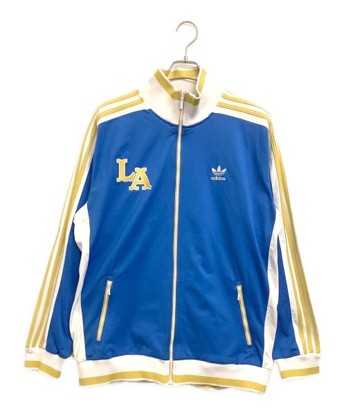 adidas Originals（アディダスオリジナル）adidas originals (アディダスオリジナル) トラックジャケット ブルー×イエロー サイズ:XOの古着・服飾アイテム