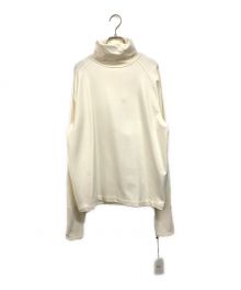 THE RERACS（ザ リラクス）の古着「TURTLENECK LONG SLEEVE T-SHIRT」｜ベージュ