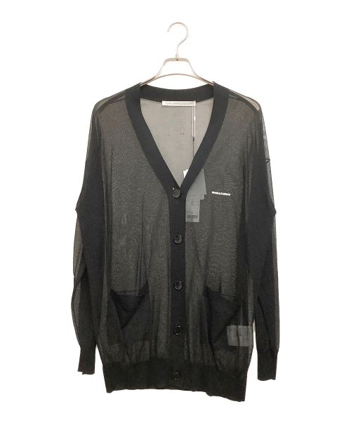 JOHN LAWRENCE SULLIVAN（ジョン ローレンス サリバン）JOHN LAWRENCE SULLIVAN (ジョンローレンスサリバン) SEE-THROUGH KNIT CARDIGAN ブラック サイズ:FREEの古着・服飾アイテム