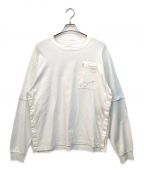 sacaiサカイ）の古着「Cotton Jersey L/S T-Shirt」｜ホワイト