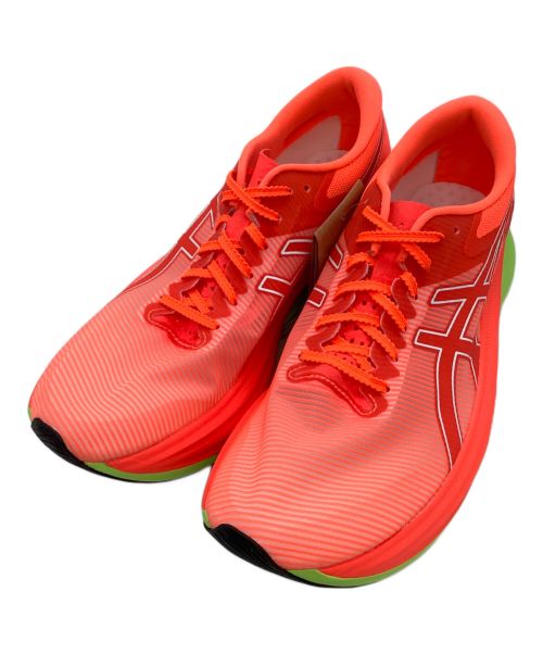 asics（アシックス）asics (アシックス) ランニングシューズ レッド×グリーン サイズ:27.5 未使用品の古着・服飾アイテム