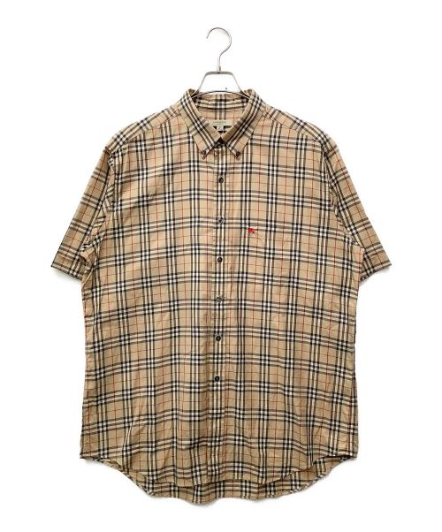 BURBERRY LONDON（バーバリーロンドン）BURBERRY LONDON (バーバリーロンドン) 半袖シャツ ベージュ サイズ:XLの古着・服飾アイテム