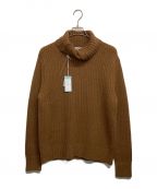 BED J.W. FORDベッドフォード）の古着「HI NECK KNIT」｜キャメル