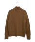 BED J.W. FORD (ベッドフォード) HI NECK KNIT キャメル：13000円