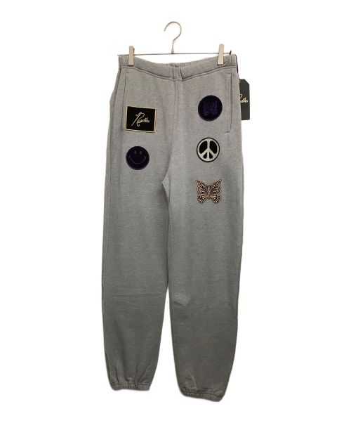 Needles（ニードルズ）Needles (ニードルズ) 5ICONS PATCH SWEAT PANT グレー サイズ:Sの古着・服飾アイテム