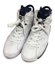 NIKE（ナイキ）の古着「AIR JORDAN 6 RETRO　スニーカー」｜ホワイト×ネイビー