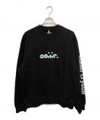 OAMCオーエーエムシー）の古着「COMBINE CREWNECK」｜ブラック