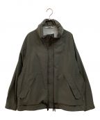 BEAUTY&YOUTHビューティーアンドユース）の古着「PERTEX SHIELD MULTI POCKET STAND COLLAR JACKET/」｜グレー