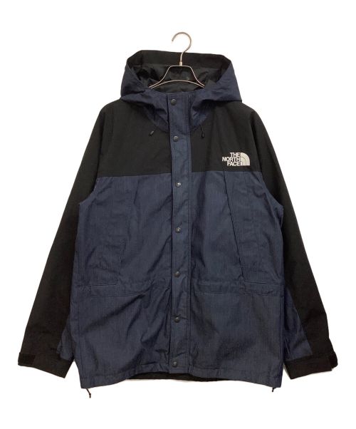 THE NORTH FACE（ザ ノース フェイス）THE NORTH FACE (ザ ノース フェイス) マウンタンライトデニムジャケット ネイビー×ブラック サイズ:XXLの古着・服飾アイテム