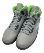 NIKEナイキ）の古着「AIR JORDAN5　Green Beanスニーカー」｜グレー