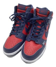 NIKE SB×SUPREME（ナイキエスビー×シュプリーム）の古着「Dunk High By Any Means　スニーカー」｜レッド×ネイビー