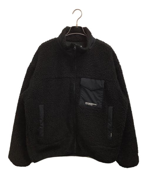 NEIGHBORHOOD（ネイバーフッド）NEIGHBORHOOD (ネイバーフッド) BOA FLEECE JACKET ブラック サイズ:Mの古着・服飾アイテム