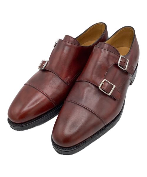 JOHN LOBB（ジョンロブ）JOHN LOBB (ジョンロブ) william 2　ダブルモンクストラップシューズ ブラウン サイズ:7Eの古着・服飾アイテム