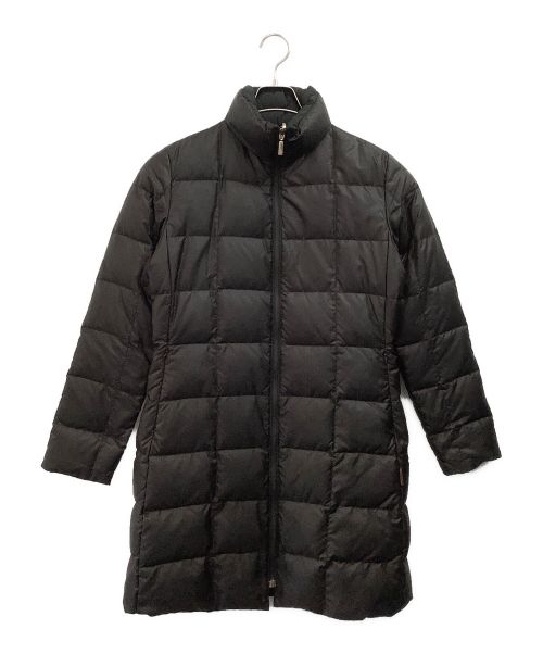 MONCLER（モンクレール）MONCLER (モンクレール) リバーシブルロングダウンジャケット ブラック サイズ:1の古着・服飾アイテム