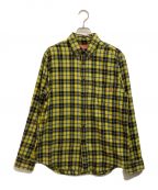 SUPREMEシュプリーム）の古着「Tartan Plaid Flannel Shirt」｜イエロー×ブラック