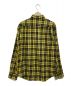 Supreme (シュプリーム) Tartan Plaid Flannel Shirt イエロー×ブラック サイズ:S：7000円