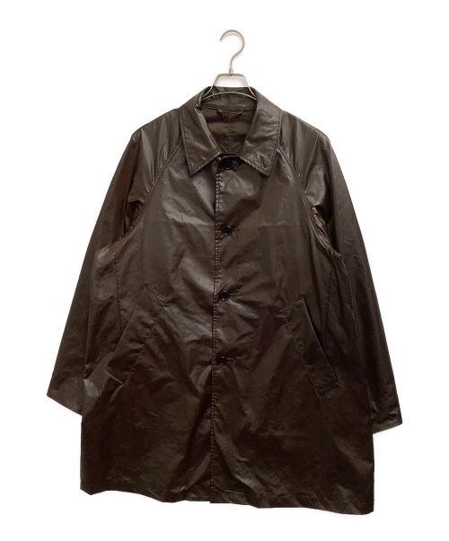 YOKE（ヨーク）YOKE (ヨーク) LEATHER LIKE CAR COAT ブラウン サイズ:3の古着・服飾アイテム