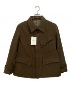 Ujohウジョー）の古着「TAND COLLAR COAT」｜カーキ