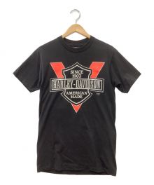 HARLEY-DAVIDSON（ハーレーダビッドソン）の古着「プリントTシャツ」｜ブラック