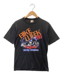 モーターTシャツ（モーターTシャツ）の古着「[古着]HARLEY-DAVIDSON モーターTシャツ」｜ブラック