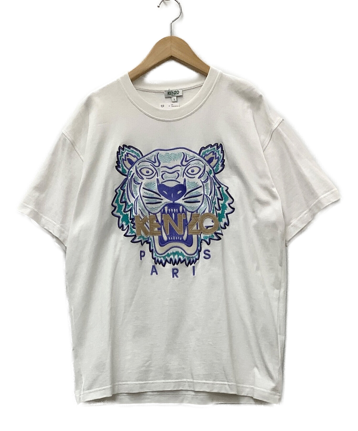 KENZO(ケンゾー)定番刺繍デザインTシャツ【新品定価以下】-