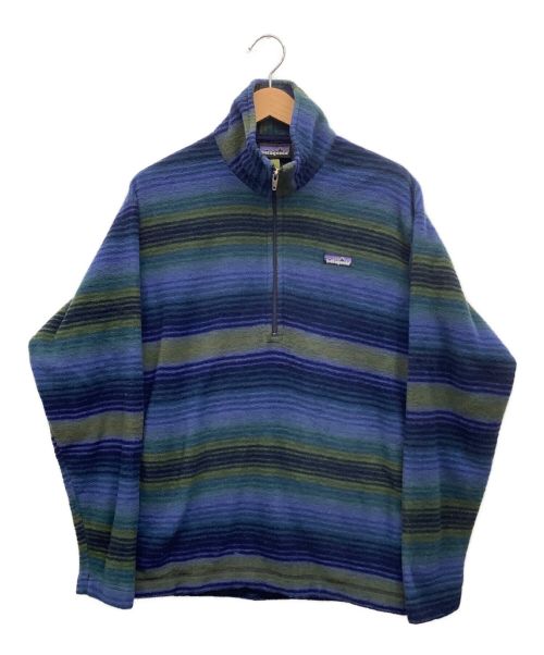 Patagonia（パタゴニア）Patagonia (パタゴニア) ハーフジップフリース ブルー サイズ:Sの古着・服飾アイテム