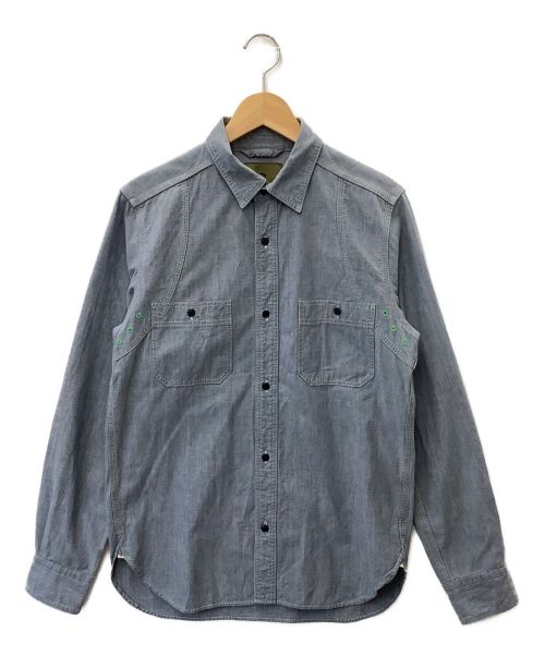 NIGEL CABOURN（ナイジェルケーボン）NIGEL CABOURN (ナイジェルケーボン) シャンブレーメディカルシャツ サイズ:46の古着・服飾アイテム