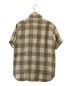 NIGEL CABOURN (ナイジェルケーボン) ブロックチェックシャツ ベージュ サイズ:48：6000円