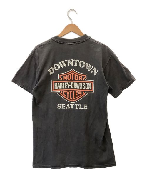 HARLEY-DAVIDSON（ハーレーダビッドソン）HARLEY-DAVIDSON (ハーレーダビッドソン) [古着]モーターTシャツ ブラック サイズ:Mの古着・服飾アイテム